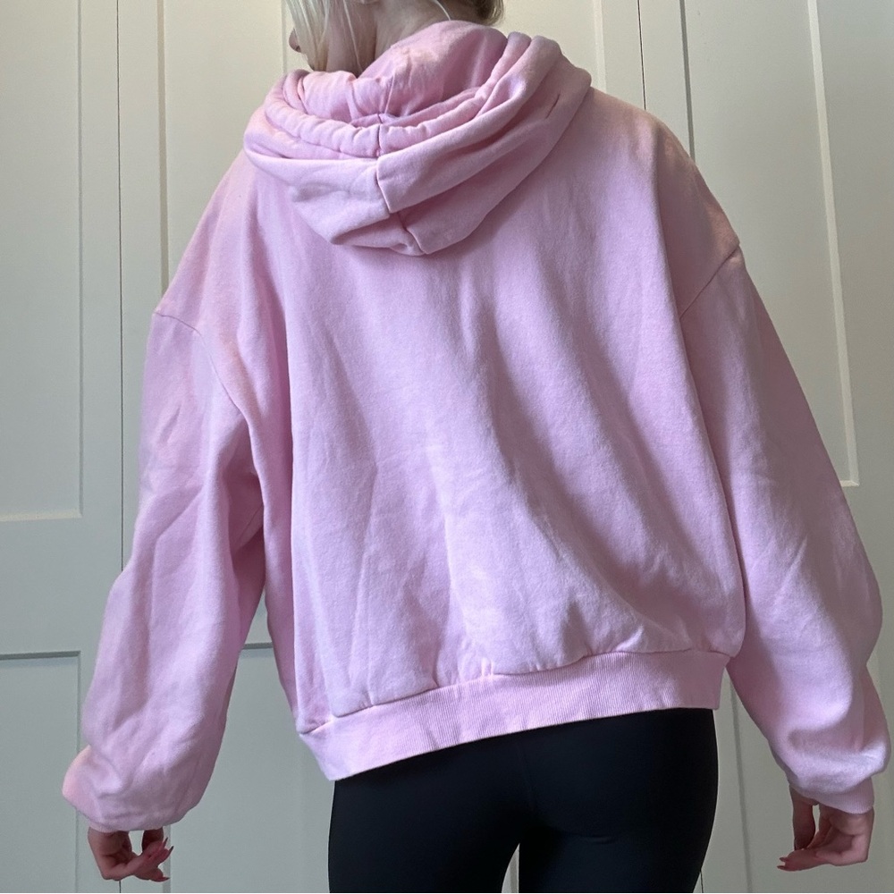 Light pink Staten Island hoodie by divided, size large